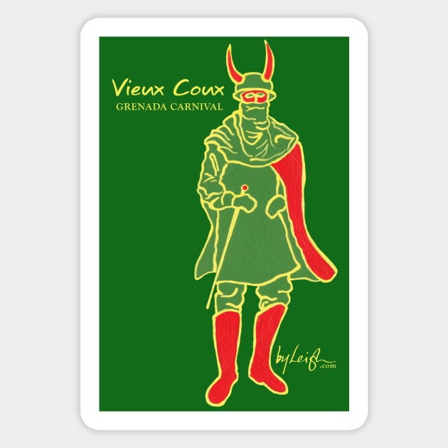 Grenada Vieux Coux Sticker by @byleighart